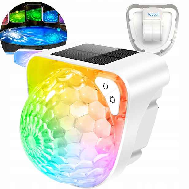 Topool CT286 Solární Led nástěnné světlo do bazénu