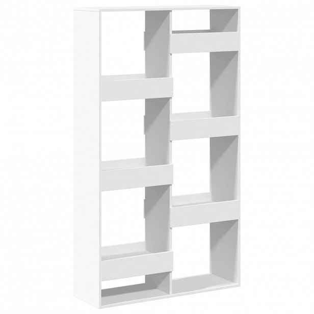 vidaXL Knihovna bílá 100 x 33 x 175 cm kompozitní dřevo