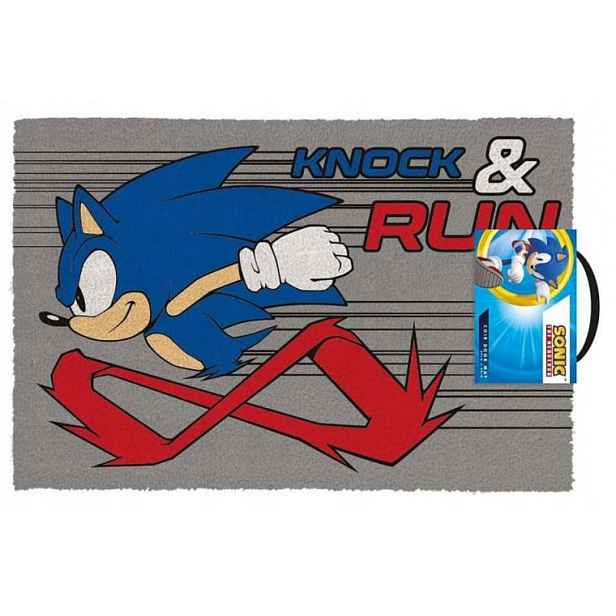 Rohožka Sonic Knock & Run 60 x 40 cm