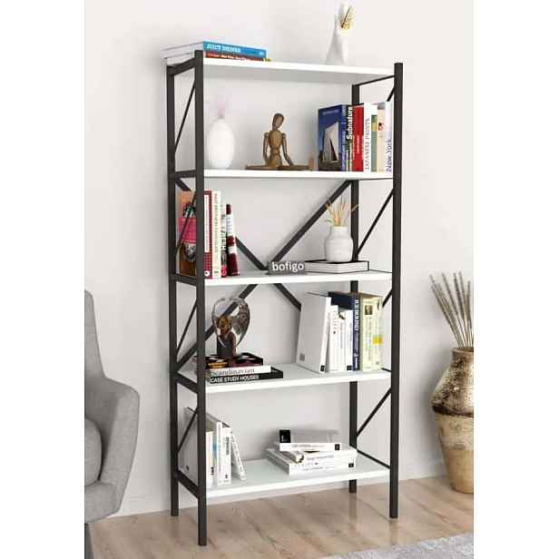 Casarredo Regál KEPLER bílá 5 polic