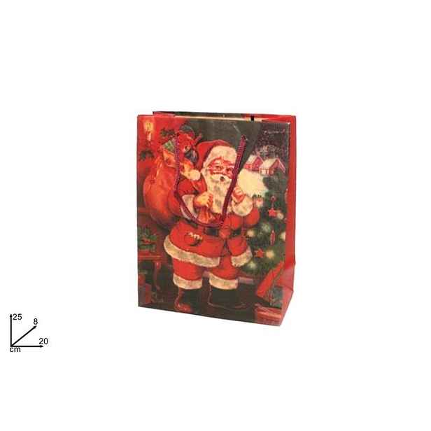 PROHOME - Taška vánoční Santa 25x20x8cm