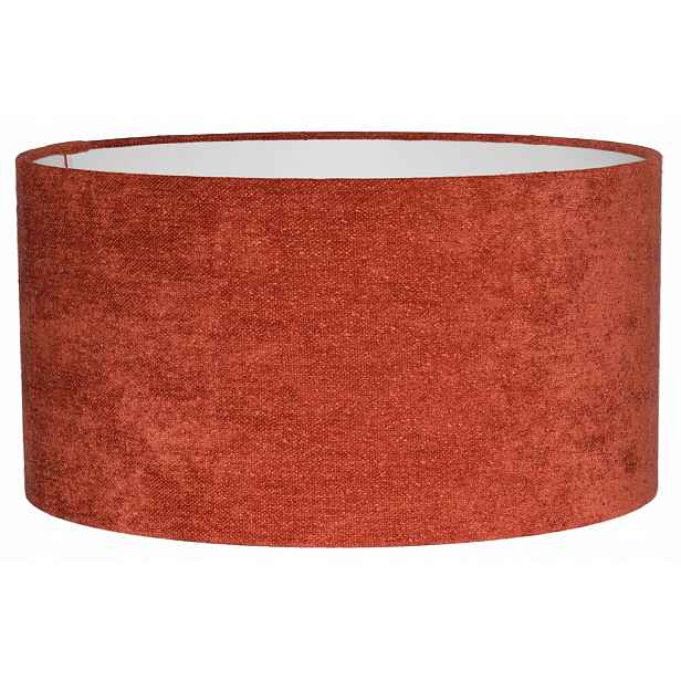 Stínidlo pro stojací/závěsné lampy válec 45/25 cm E27 červené Boucle Venosa