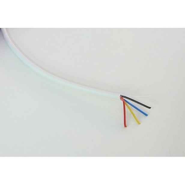 Kabel RGB kulatý 4x0,19