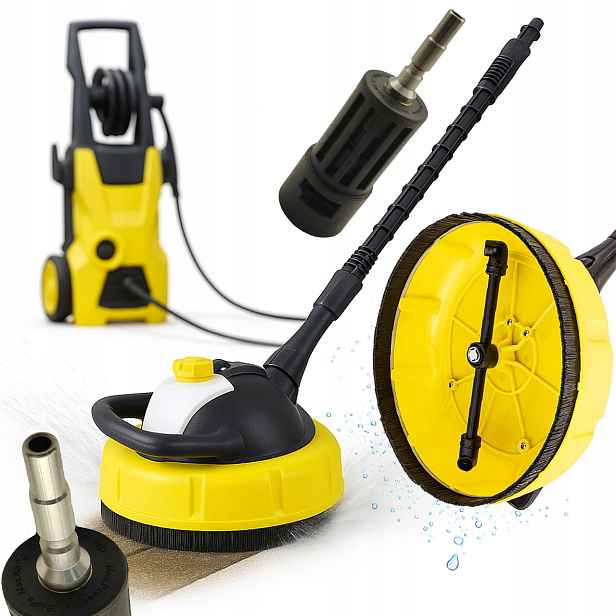 Kartáč T-racer S Dávkovačem A Adaptérem Kranzle Qc Pro Karcher A Kostky