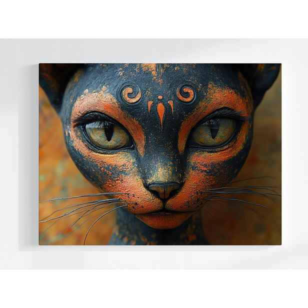 Plakát Kočka Figurka Umění Egypt Tajemství Ornament 100x75