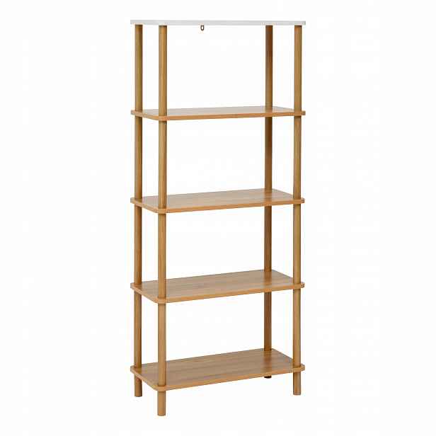 Stojanový Regál Mdf 5 Úrovní 60 X 29,5 X 141,5 CM, Hnědý