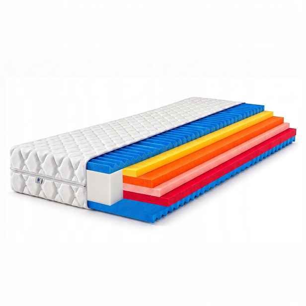 Matrace Luki 160x200 středně tvrdá H3 pěnová, oboustranná masážní