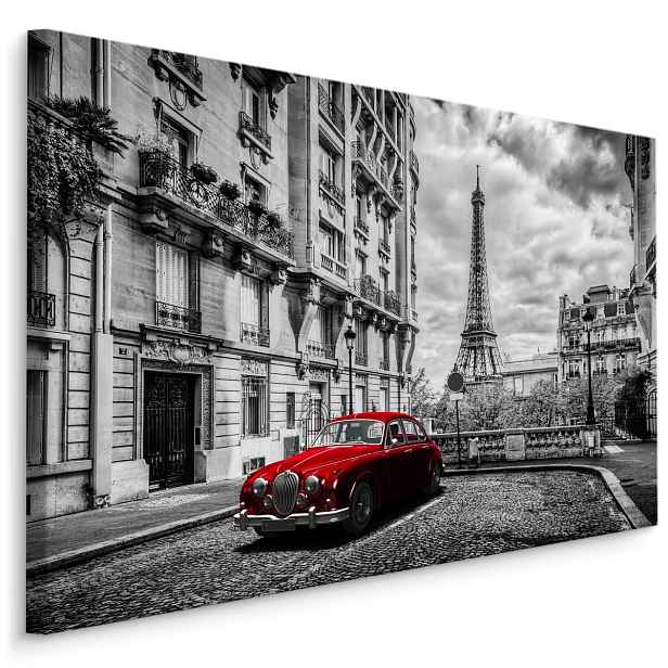 MyBestHome BOX Plátno Paříž Černá A Bílá Varianta: 100x70