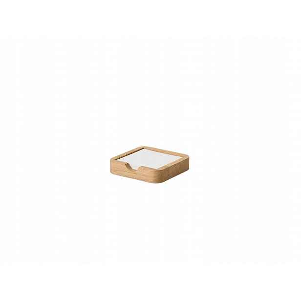 Oakywood Dřevěná miska na Sticky Notes 9.5 x 9.5 cm Oakyblocks Dub