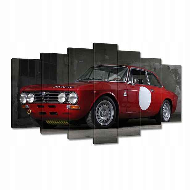 Obrazy 140x80 Červená Alfa Romeo