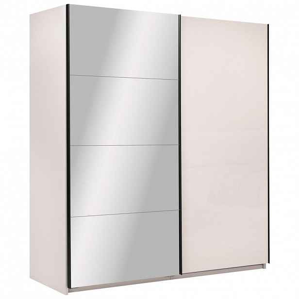 P & B ŠATNÍ SKŘÍŇ S POSUVNÝMI DVEŘM, kašmírová, 200/210/62 cm