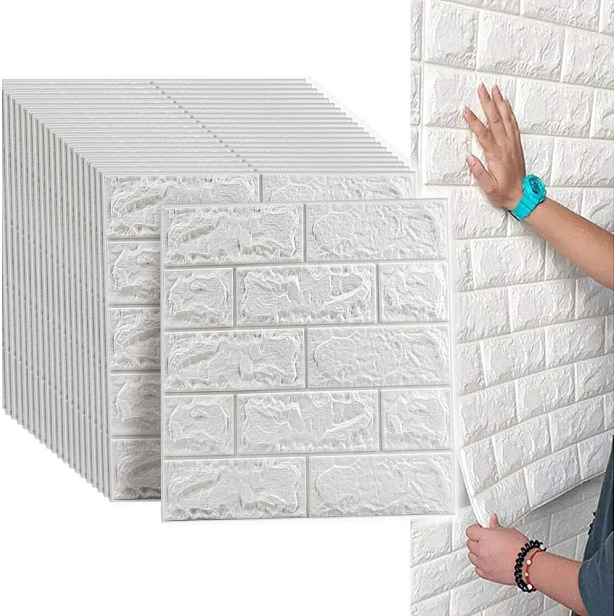Samolepicí Nástěnné Panely Cihlová Tapeta Zeď Nástěnný Panel 3D 50x