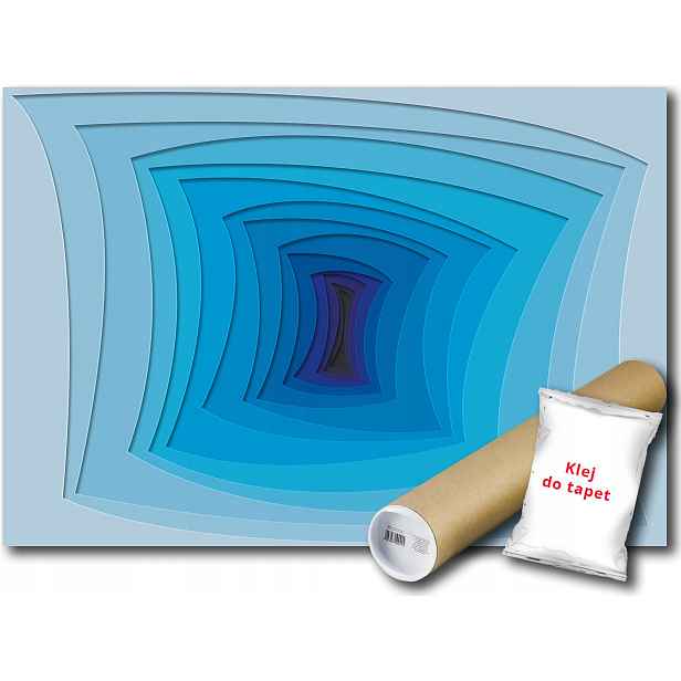 Vinylová fototapeta abstrakce 3D iluze tunel chodba přechod 152x104