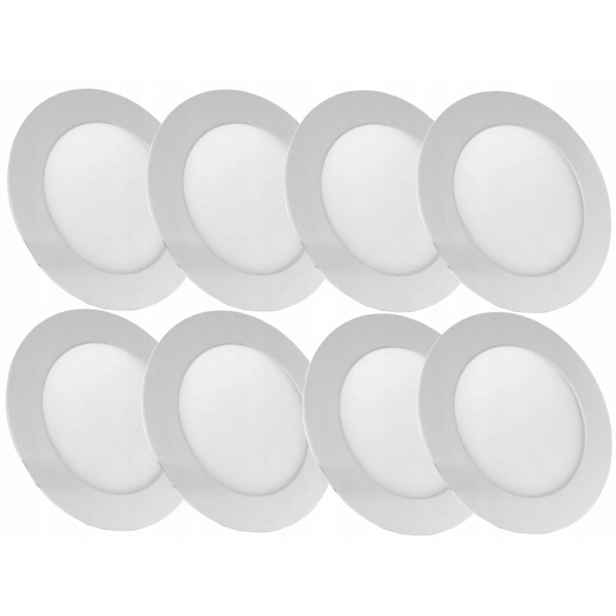 8x Stropní svítidlo Závěsný panel Slim Led 6W Studená barva 6500K