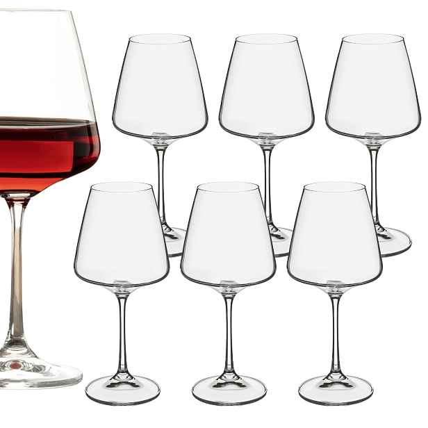 Komplet 6 Skleniček Na Víno 360 ml Selenga komplet sklo barové skleničky