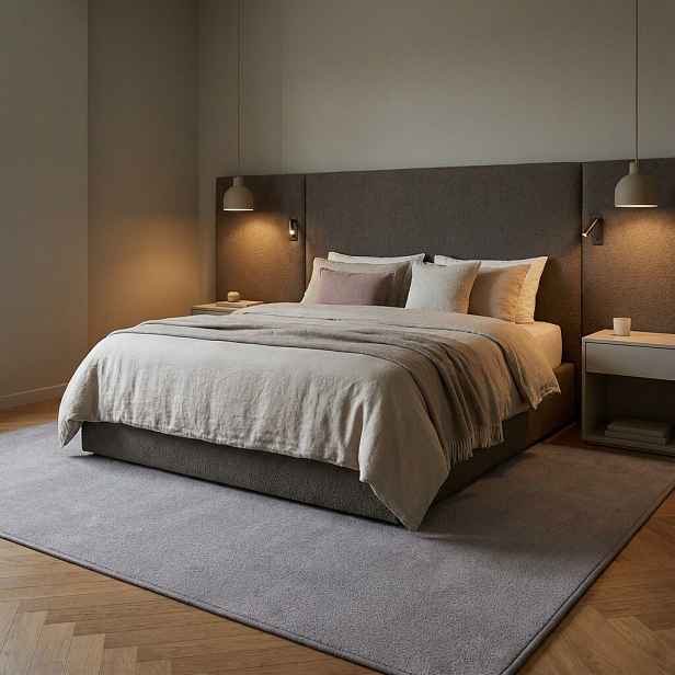 Kusový koberec Royal Lux 90 šedý čtverec, 400x400, šedá, ložnice, AladinWorld Expres