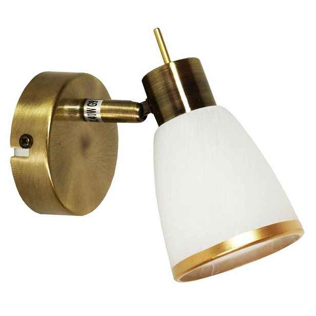 Patinovaná/bílá nástěnná lampa Lampa Regent