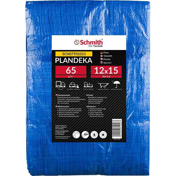 Plachta 65 g 12 x 15 m