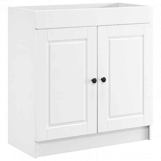 vidaXL Koupelnová skříňka pod umyvadlo Bílá 78,5 x 37,5 x 81 cm