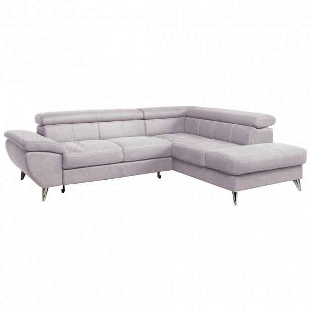 Welnova SEDACÍ SOUPRAVA, textil, šedá