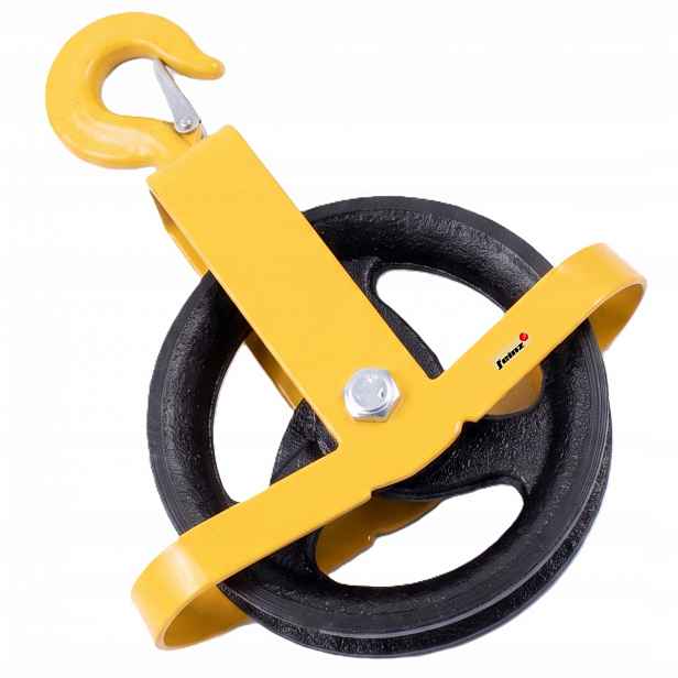 Stavební Kotouč 180 MM Na Ložisku Blok Na Lana S Hákem Wll 350 Kg