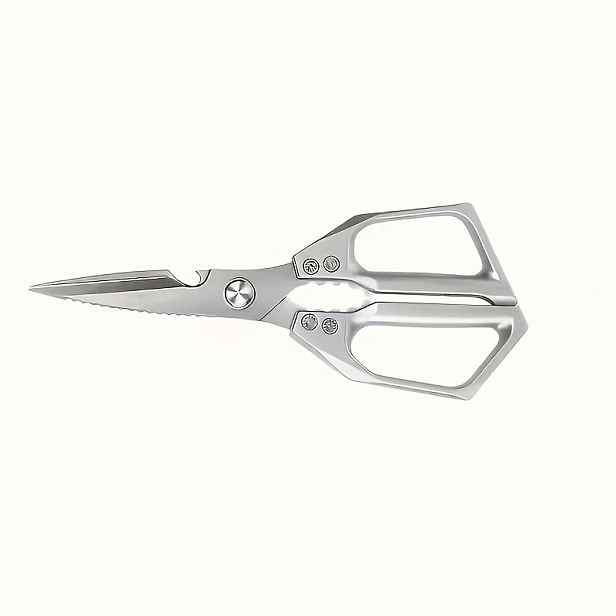 TEMU 1 Profesionální kuchyňské nůžky pro náročné použití - Ostré nerezové nůžky na maso s protiskluzovou rukojetí, vhodné pro domácnost, restaurace,