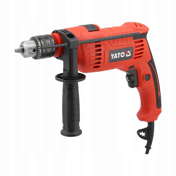 Vrtačka S Příklepem 650W 13 MM Regulace Otáček Do Dřeva A Betonu Yato