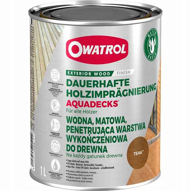 Aquadecks výrobník sody dřeva olej Teak 1l