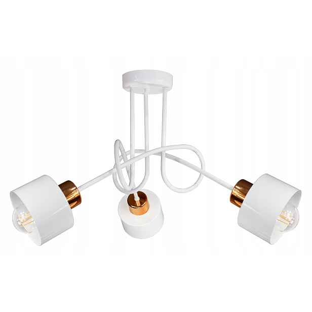 Lustr závěsné stropní svítidlo Loft Led bílá stropní lampa do obývacího pokoje