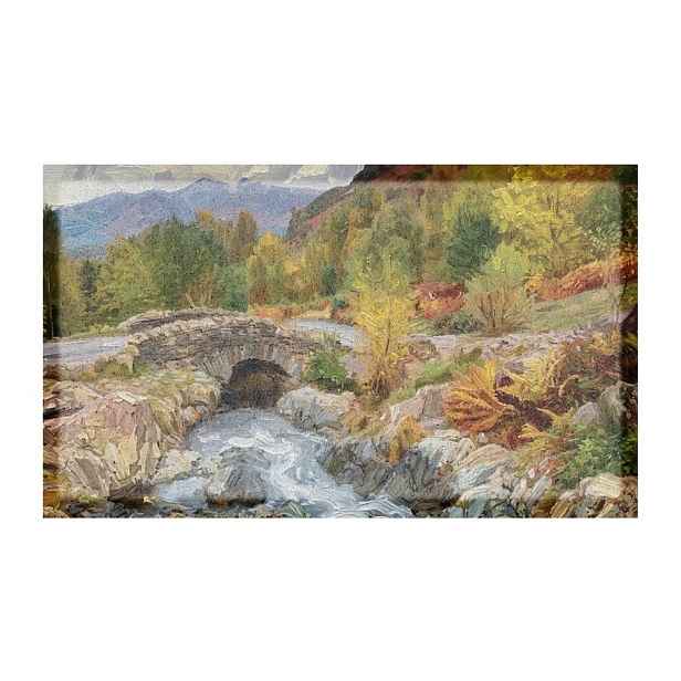 Rohožka z recyklovaného plastu 40x70 cm Autumn Nature Landscape  – Artsy Doormats