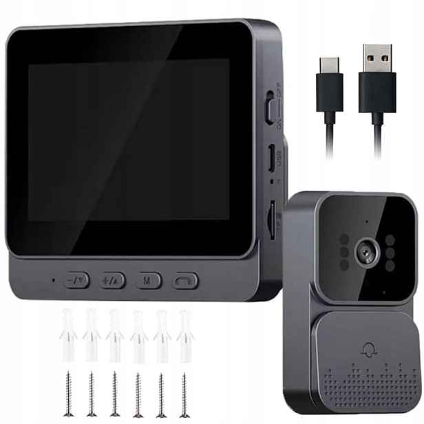 Video Domofon 4.3" Ips Pro Zabezpečení Domu S Funkcí Videokomunikace