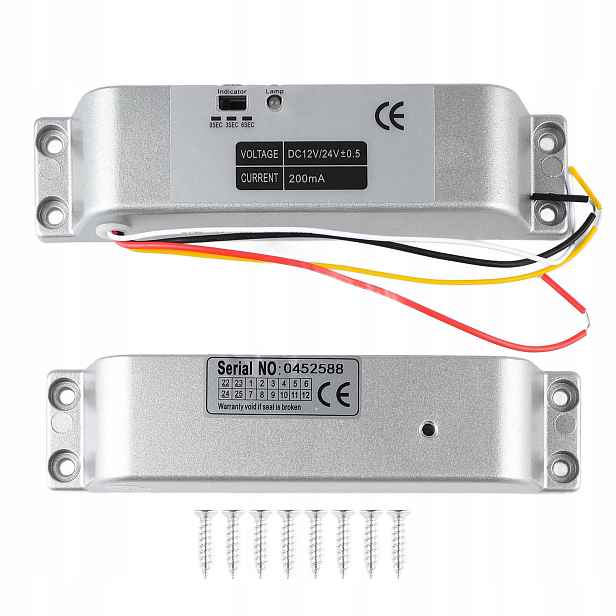 Elektrozávorový Zámek Elektrický 12V Pro Dveře Branky