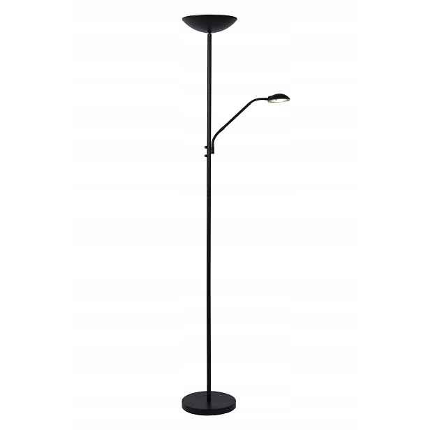 Lucide Zenith Led stojací lampa 20W 3000K černá kovová 180 cm
