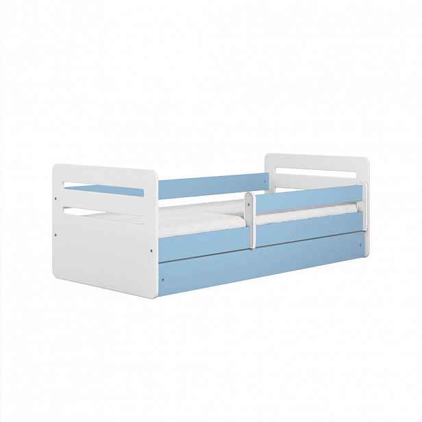 RAUMHIRSCH FURNITURE DĚTSKÁ POSTEL Tomi se zásuvkou a matrací modrá 90/65/164