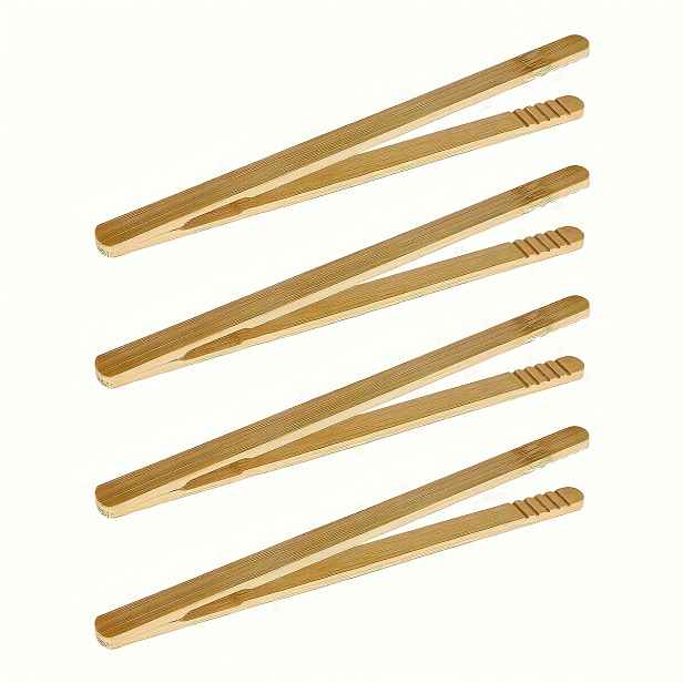 TEMU 4 ks Salátové kleště - Toastové kleště, Kuchyňské kleště, Vhodné pro toast, chléb, čaj, salát