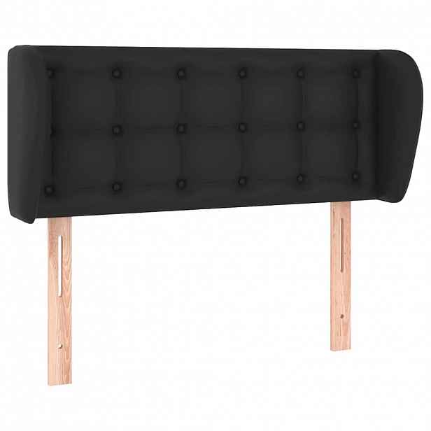 vidaXL Čelo postele typu ušák černé 83x23x78/88 cm umělá kůže