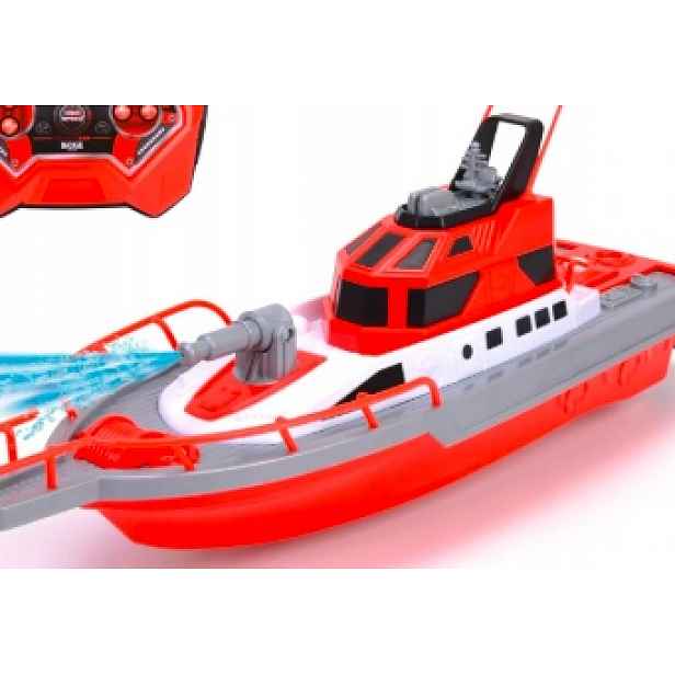 Loď Rc Hasiči 38 CM S Vodní Dělo