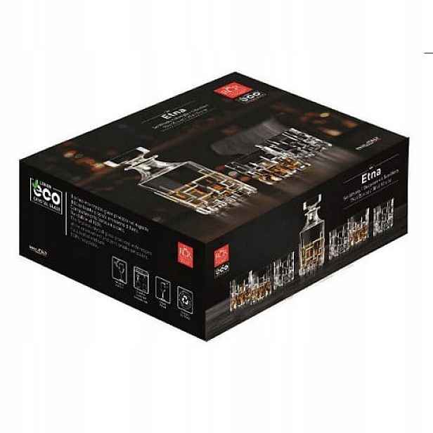 Sada sklenice na whisky a brandy Rcr Etna 6+1