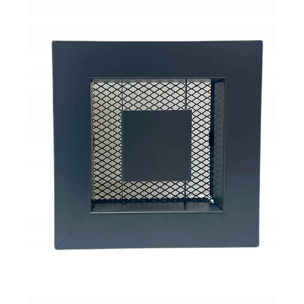 Ventilační mřížka kovová Antracit Mat 10x10 Pl