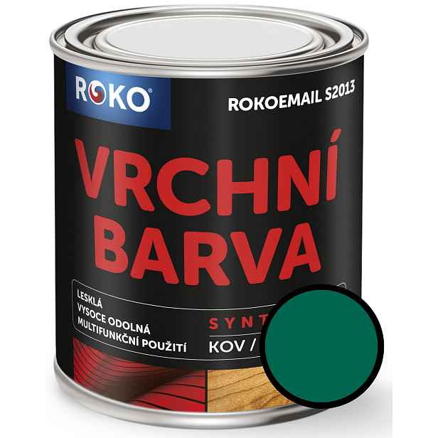 Email vrchní Rokoemail S2013 zeleň tmavá, 0,6 l