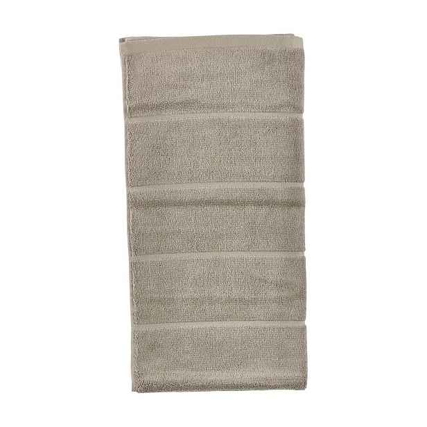 Taupe froté bavlněný ručník 50x100 cm Sauna – Zone
