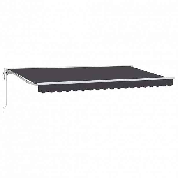 vidaXL Rám markýzy Antracitová 350 x 200 cm
