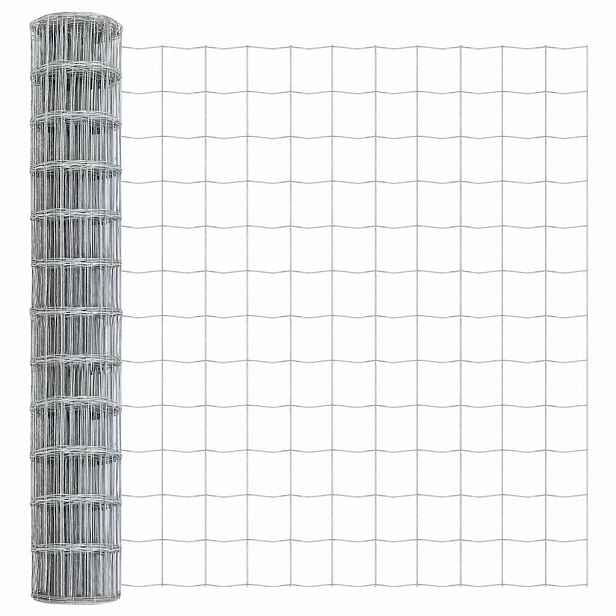 vidaXL Euro plot 1 x 10 m Železo potažené PVC
