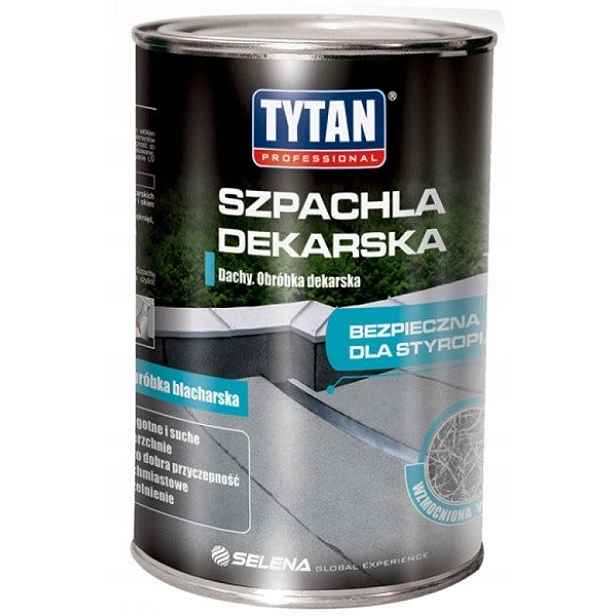 Pokrývačská špachtle Tytan 5 kg pružná bitumenově-kaučuková hmota