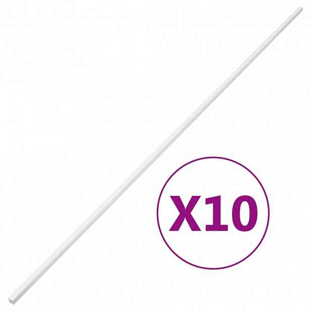 vidaXL Kabelová lišta 10 x 10 mm 10 m PVC