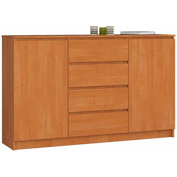 Komoda K160 2D 4SZ Clp Pk Olše Akd