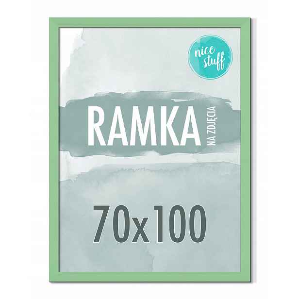 Rámeček 70x100 B1 Rámeček Na Fotografie Plakát Rámečky na fotografii zelené mátové