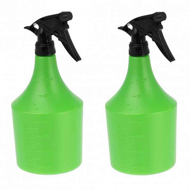 Relaxdays ROZPRAŠOVAČ Zelená Černá 2kusová-sada 1000 ml nastavitelná tryska