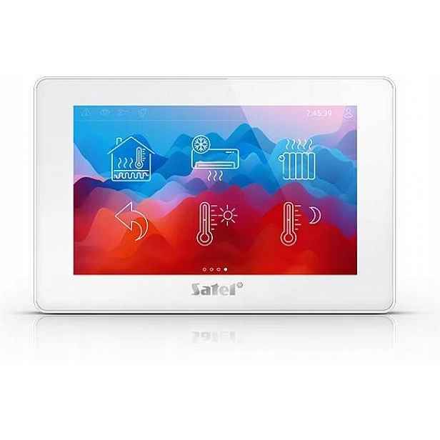Satel Manipulátor s dotykovým displejem 7" INT-TSH2R-W bílý