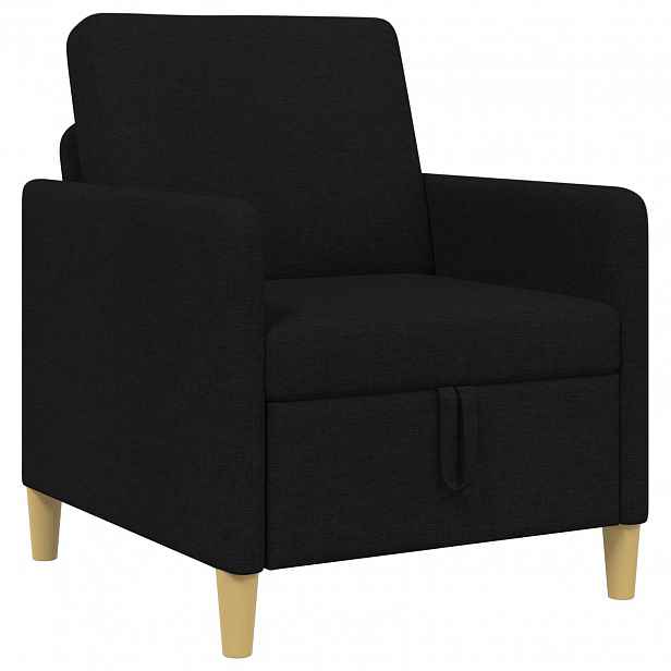 vidaXL Sofa s úložným prostorem Černá 72 x 78 x 87 cm Polyester